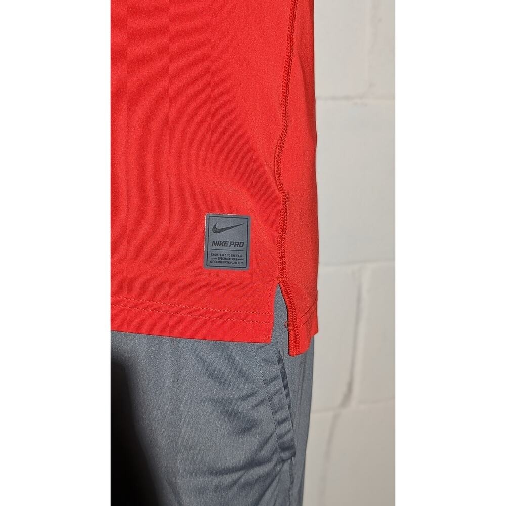 Nike Pro Dri Fit Training Compression Top  Short Sleeve Athletic Shirt Medium - Picture 6 of 7